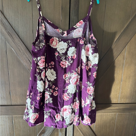 Torrid Purple Sleeveless Camisole with Tie Front - Picture 6 of 6